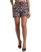 Dolce & Gabbana Multicolor Floral High Waist Hot Pants Shorts -   -  Dolce & Gabbana.